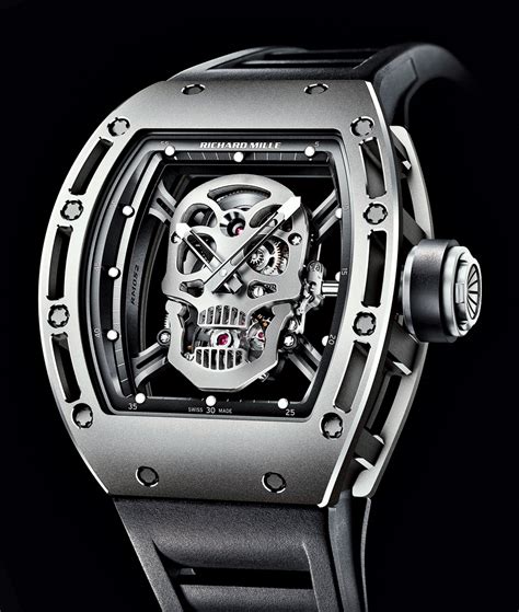 richard mille 052 skull black|rm 052 tourbillon skull.